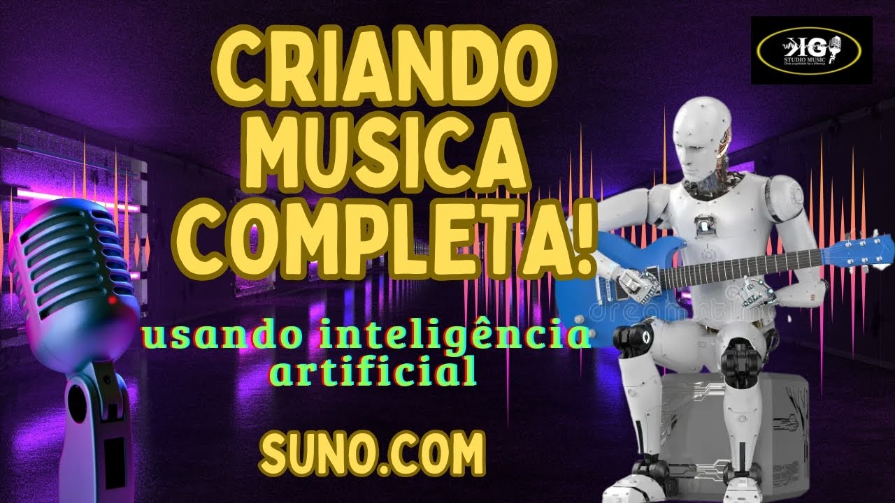 Como fazer música COMPLETA com Inteligência Artificial SUNO.AI. usando loops de musicas prontas!