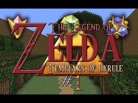 Minecraft: Templars of Hyrule Part 1 (Multiplayer Adventure Map) - I AM THE LINK NOW!