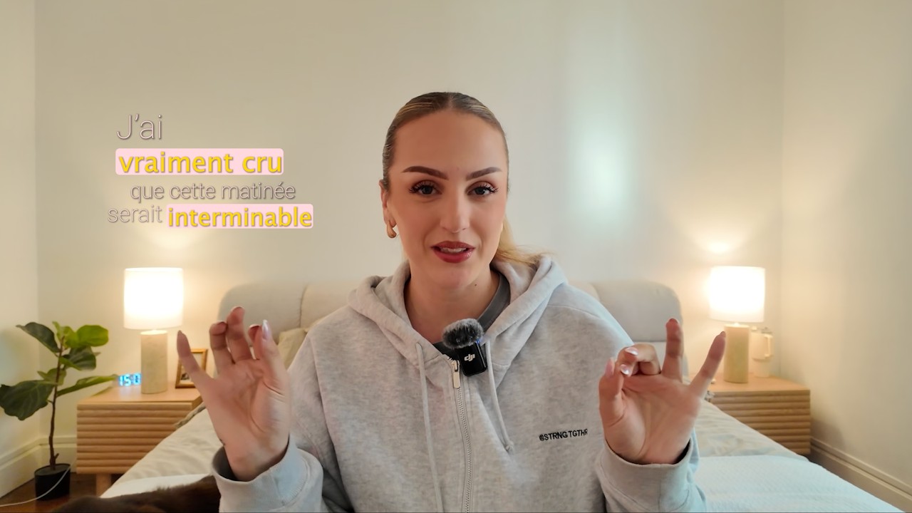 Extrait vlog face cam