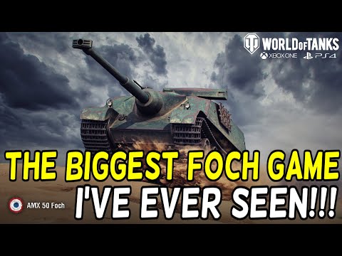 THE BIGGEST FOCH GAME I HAVE EVER SEEN! || AMX Foch 155 || World of Tanks