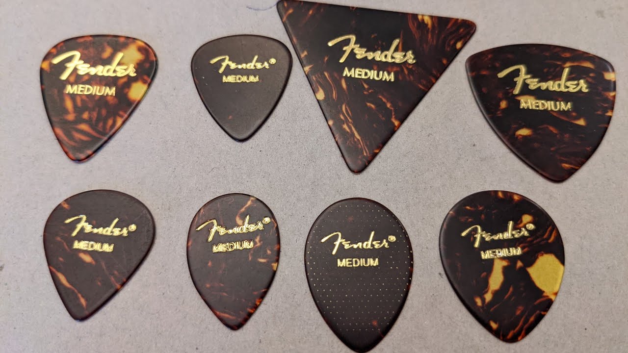 Does shape matter? Review of the Fender celluloid all shapes medley pack