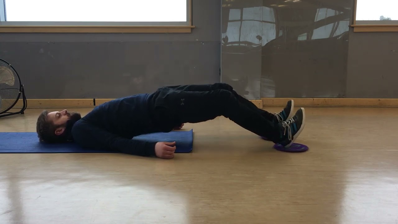3. Level 3 Sliding Leg Curl (Side View)
