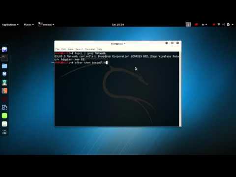 how to install broadcom wireless driver on kali linux how to install broadcom wireless driver on kali linux