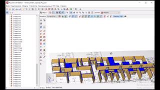Подработка. Моделирование в программе PyroSim и Pathfinder (отрисовка планов этажей)