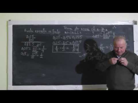 2/2 Lectia 1275 Operatii cu Fractii Multimea Q Fractii ordinare, zecimale Transformari - Clasa 6