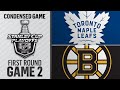 04/13/19 First Round, Gm2: Maple Leafs @ Bruins