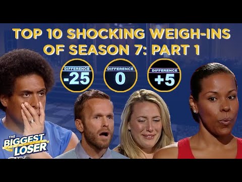 Top 10 Shocking Weigh-Ins | Part 1 | The Biggest Loser | Season 7