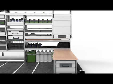 bott vario3 van racking system.