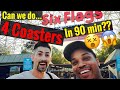 Magic Mountain Challenge | 4 Coasters in 90 min!  Plus NEW September Park Updates !