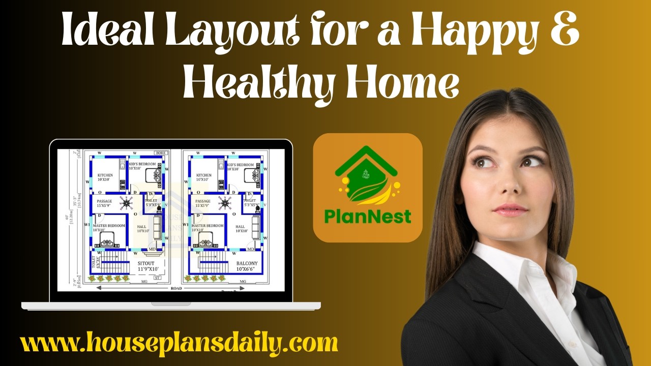 Ideal Layout for a Happy & Healthy Home| Smart House Planning