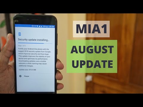 Xiaomi MiA1 August Update | 9.6.5 Stable Update Video
