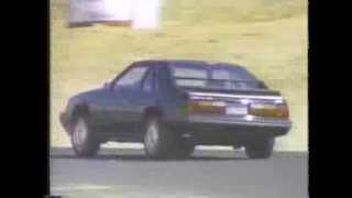 preview picture of video 'FORD video of the 1984 MUSTANG SVO on a road course'