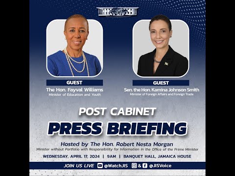 JISTV Post Cabinet Press Briefing April 17, 2024