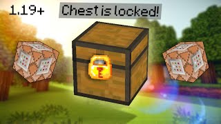 Minecraft Bedrock How to Lock Chests | Bedrock Command Block Tutorial (1.19+)