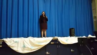 Vanessa sings "The Christmas Song" 2015