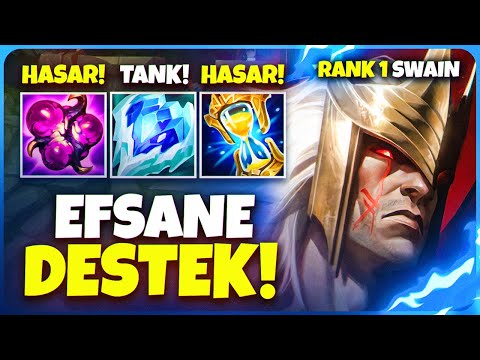 🔥 SWAİN'İN EN BOZUK DESTEK BUİLDİYLE MAÇLARI NASIL KAZANIRSIN? 🔥 | Pace LoL