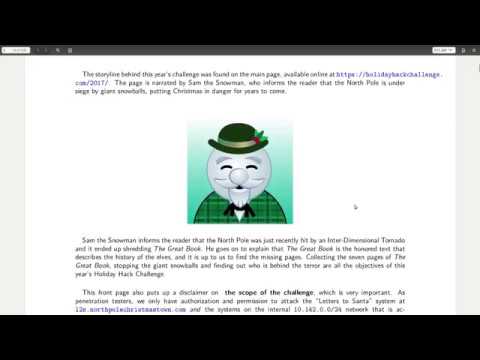 TEASER SANS Holiday Hack Challenge 2017