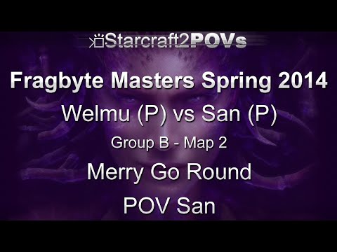 SC2 HotS - Fragbyte Masters 2014 - Welmu vs San - Group B - Map 2 - Merry Go Round - San