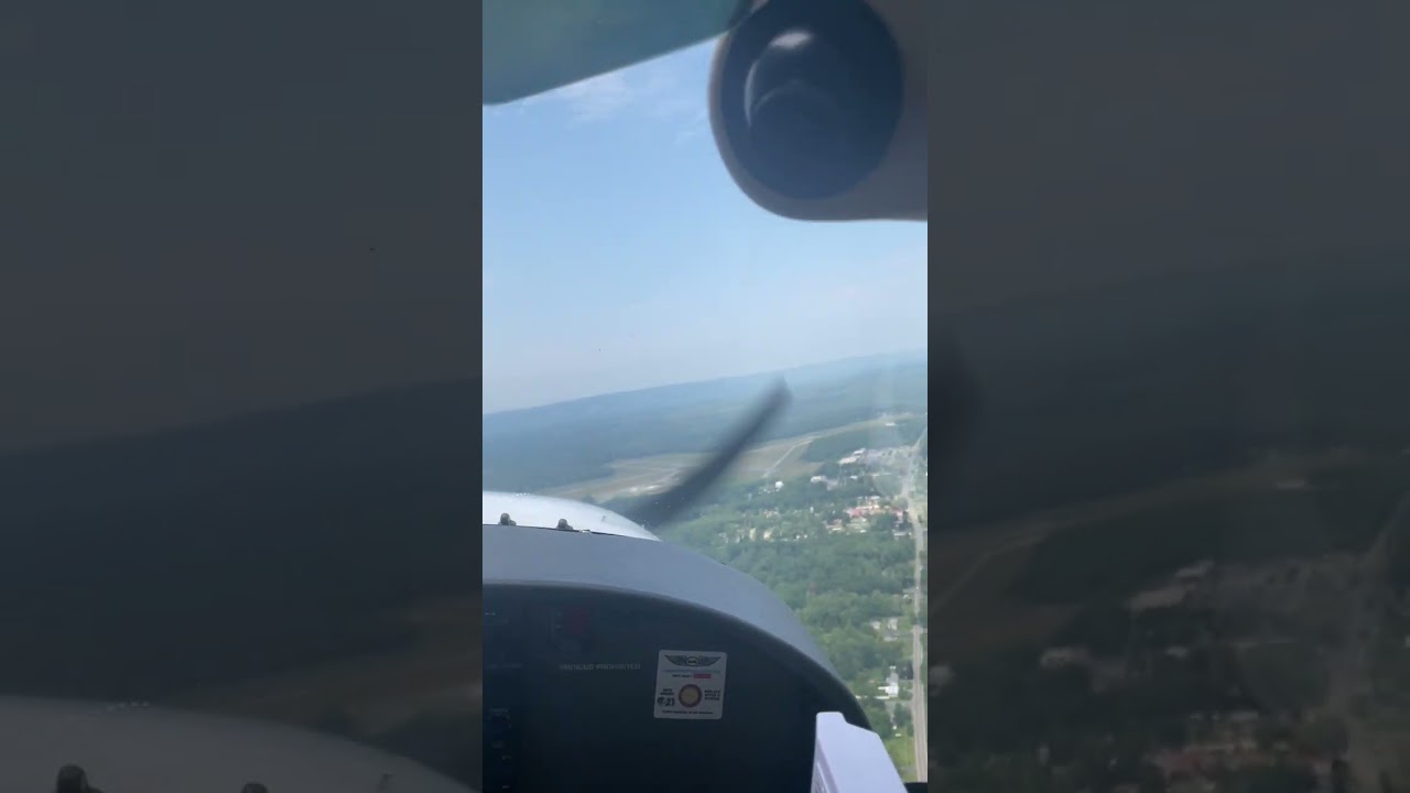 Private Pilot Flying: Landing at 5B2 - Saratoga County Municipal - runway 23 - flyover Albany, NY