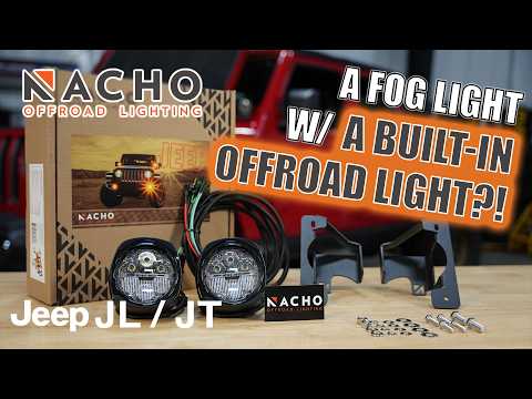 Nacho Quatro SAE Fog Kit With A BUILT-IN OFFROAD LIGHT! | Jeep JL/JT