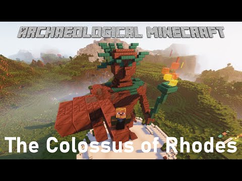 UNBELIEVABLE!! Ancient Colossus of Rhodes RECREATED in Minecraft