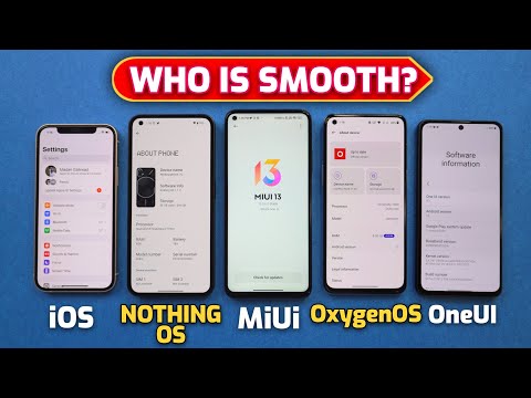 Nothing OS beat everyone!!? 😲 Nothing 1.1 Os vs Apple iOS 16 vs MiUi 13 vs OxygenOS vs One UI 4.1