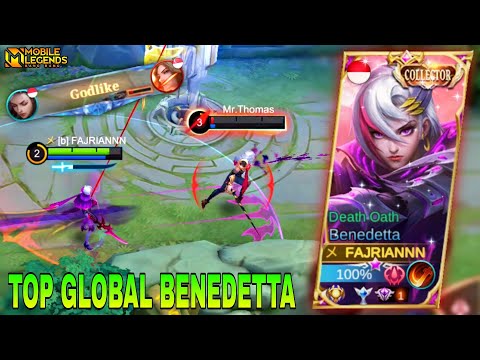 BENEDETTA OFFLANE ROTATION | THIS IS HOW TO FIGHT LANCELOT OFFLANE | TOP GLOBAL BENEDETTA OFFLANE