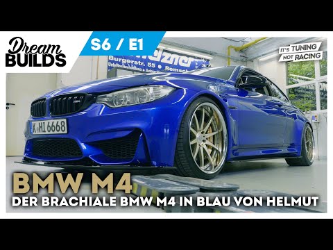 DreamBuilds S6E1 - The brutal BMW M4 in blue by Helmut