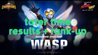 WE DID IT! Wasp Arena Results, Rank-Up, and Gameplay