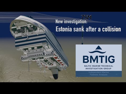 Estonia sank after collision - New scientific investigation