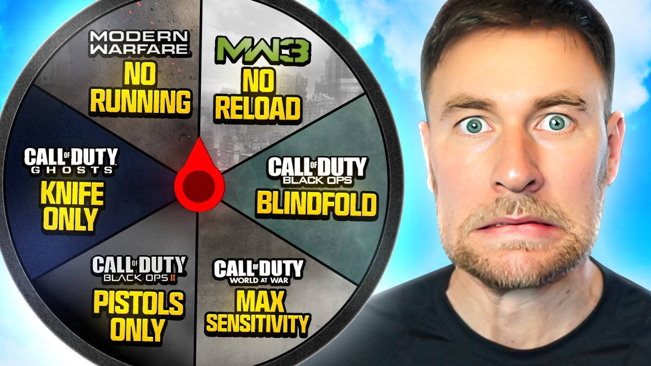 I Spun a Wheel and Got the WORST Challenges in Every COD