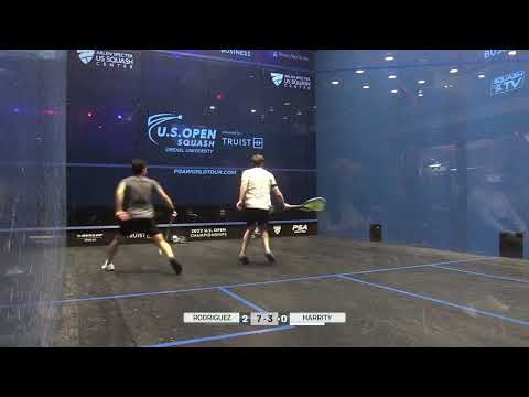 Miguel Ángel Rodriguez venció a Todd Harrity 3-0 en la 1era ronda del  US Open de Squash