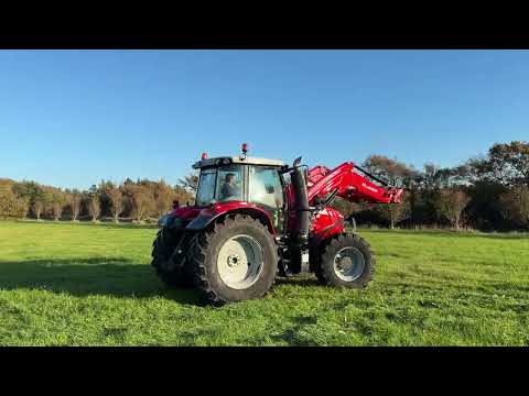 Video: Massey Ferguson Mf 7718 tractor with front loader 1