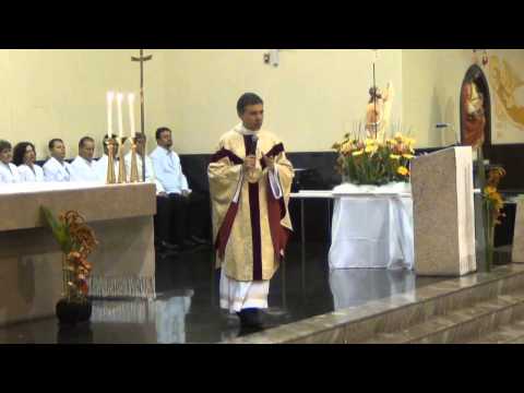 Dia 30/03/2013 - Homilia do Pe. Silvio César (Vigília Pascal) - Paróquia Sagrada Família.