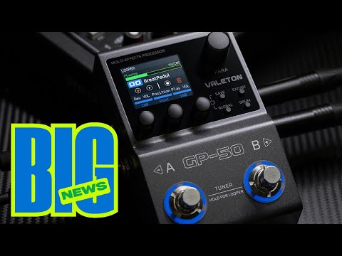 Презентация процессора эффектов Valeton GP-50