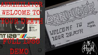 Annihilator Welcome To Your Death FULL DEMO Canadian Thrash Metal