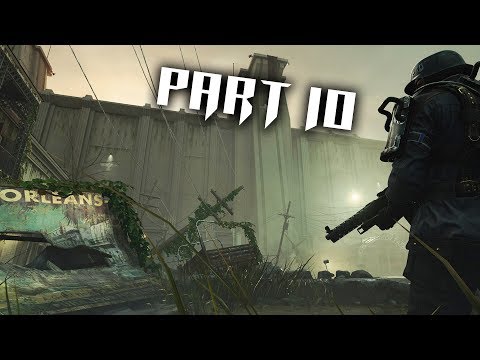 Wolfenstein 2 The New Colossus Walkthrough Part 10 - NEW ORLEANS - Let's Play Playthrough