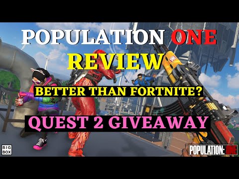Population One Review Quest 2 and PC VR - Is it Fortnite in VR & the Best VR Multiplayer Game!?