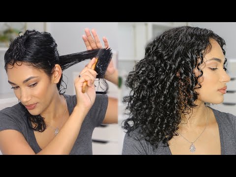 Denman Brush for Curl Definition | Styling Curly hair...