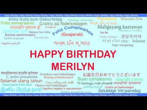 Merilyn   Languages Idiomas - Happy Birthday