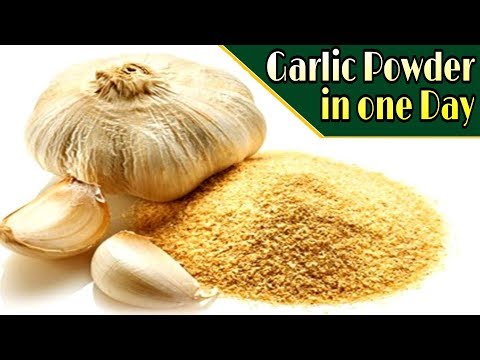 सिर्फ एक ही दिन में बनाएं लहसुन पाउडर | Garlic Powder in one day | Anjli's Kitchen