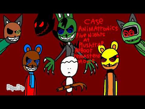 Case animatronics five nights at plushtrap reboot remasterd movie poster