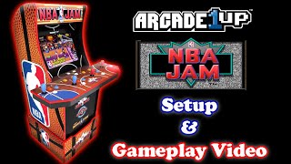 Arcade1up NBA JAM Setup and Gameplay Video!!