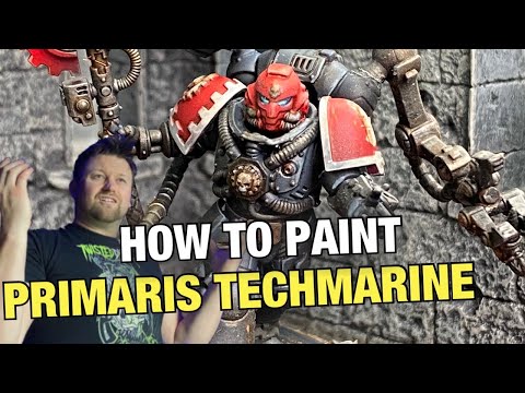 How to paint Warhammer 40k Iron Hands Primaris Techmarine