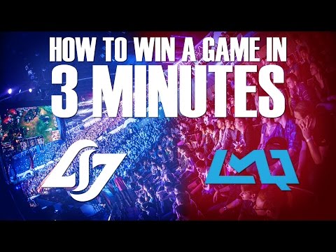 How To Win In 3 Minutes - Ackerman Outplay Seraph -  LMQ vs CLG - FR Commentary by DFG & LRB