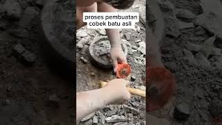 Download lagu THE PROCESS OF MAKING A GENUINE STONE MORTAR #shorts mp3