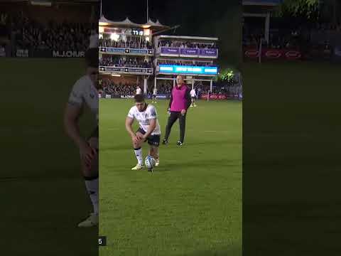 Here's The Late Penalty From Farrell That Boosted Saracens In The Title Race 🔥 #gallagherprem #rugby