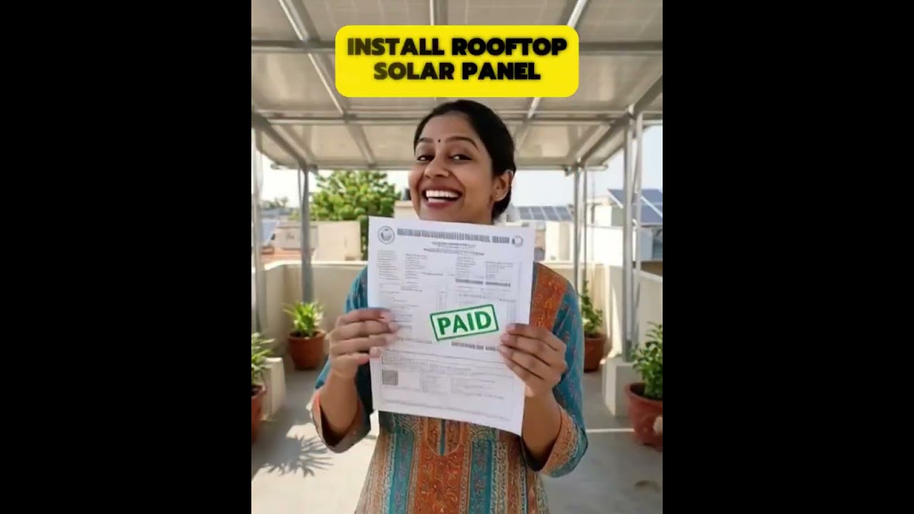 Roof top solar panel