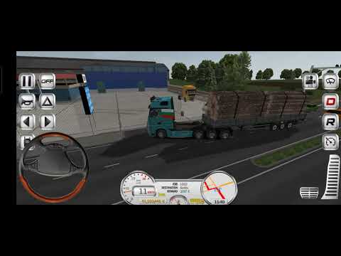 Euro truck evolution simulator Android gameplay walkthrough Logs  dilivery job ( Android/IOS )