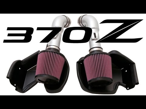 Nissan 370Z K&N Typhoon Air Intake Install & Sound Compare with Stock Intake